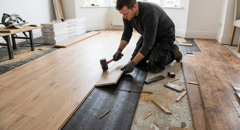 Laminate Floor Replacement in Driftwood, TX