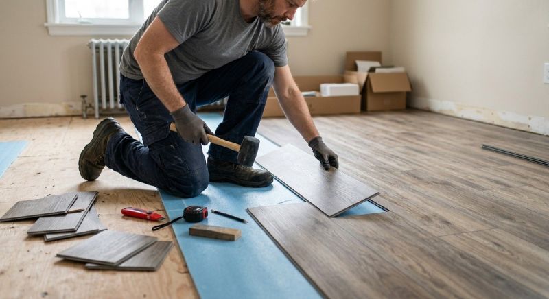 Linoleum Floor Installation in Buda, TX