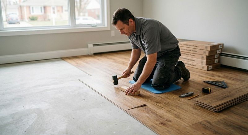Linoleum Floor Installation in Canyon Lake, TX
