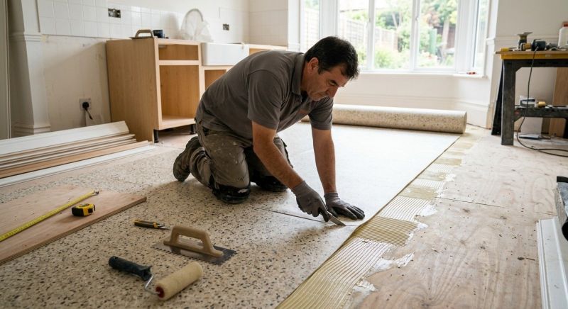 Linoleum Floor Installation in Comal County, TX