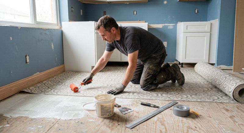 Sheet Flooring Installation in Buda, TX