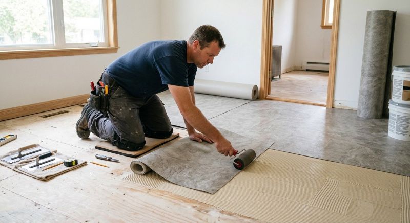 Sheet Vinyl Installation in Kyle, TX
