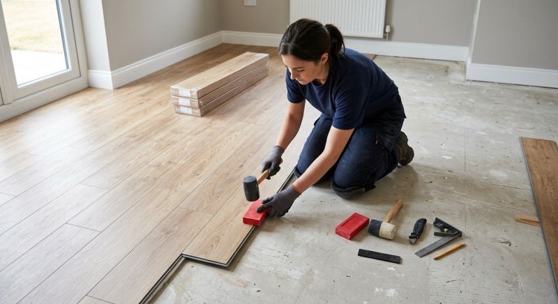 Vinyl Plank Floor Installation in Wimberley, TX
